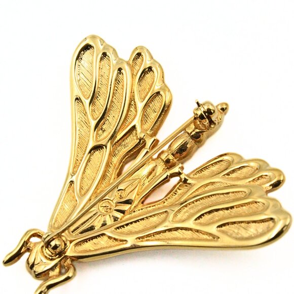 Enchanting SWAROVSKI Crystals Green Butterfly Limited Edition 1997 Brooch - Picture 4 of 7